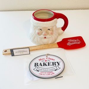 Threshold Santa Claus Mug w/ Christmas Spatula